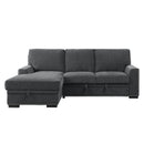  Homelegance Morelia 9468CC*2LC2R 2 pc Sectional with Pull-out Bed and Left Chaise with Hidden Storage IMAGE 1