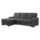  Homelegance Morelia 9468CC*2LC2R 2 pc Sectional with Pull-out Bed and Left Chaise with Hidden Storage IMAGE 2