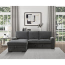  Homelegance Morelia 9468CC*2LC2R 2 pc Sectional with Pull-out Bed and Left Chaise with Hidden Storage IMAGE 7