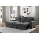  Homelegance Morelia 9468CC*2LC2R 2 pc Sectional with Pull-out Bed and Left Chaise with Hidden Storage IMAGE 8