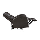  Manufacturer Color_Brown -- Homelegance Wiley Power Leather Look Recliner IMAGE 5