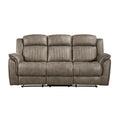  Manufacturer Color_Sandy Brown -- Centeroak 9479SDB-3 Double Reclining Sofa IMAGE 1