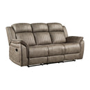  Manufacturer Color_Sandy Brown -- Centeroak 9479SDB-3 Double Reclining Sofa IMAGE 2