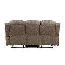  Manufacturer Color_Sandy Brown -- Centeroak 9479SDB-3 Double Reclining Sofa IMAGE 3