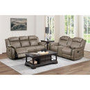  Manufacturer Color_Sandy Brown -- Centeroak 9479SDB-3 Double Reclining Sofa IMAGE 5