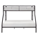  Homelegance Lunar B2009DZTF-1 Twin/Full Bunk Bed IMAGE 2
