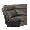  Manufacturer Color_Dark brown -- Maroni 8259RFDB*6SCPWH 6 pc Modular Power Reclining Sectional with Power Headrests IMAGE 16