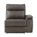  Manufacturer Color_Dark brown -- Maroni 8259RFDB*6SCPWH 6 pc Modular Power Reclining Sectional with Power Headrests IMAGE 19