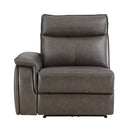  Manufacturer Color_Dark brown -- Maroni 8259RFDB*6SCPWH 6 pc Modular Power Reclining Sectional with Power Headrests IMAGE 6