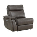  Manufacturer Color_Dark brown -- Maroni 8259RFDB*6SCPWH 6 pc Modular Power Reclining Sectional with Power Headrests IMAGE 7