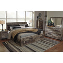  Size_Queen -- Benchcraft Derekson Panel Bed with Storage IMAGE 5