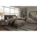  Size_Queen -- Benchcraft Derekson Panel Bed with Storage IMAGE 6