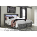  Size_King -- Baystorm B221B15 King Panel Bed with 4 Storage Drawers IMAGE 1