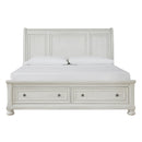  Size_Queen -- Signature Design by Ashley Robbinsdale Sleigh Bed with Storage IMAGE 2