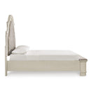  Size_Queen -- Signature Design by Ashley Realyn Upholstered Platform Bed with Storage IMAGE 3
