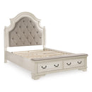  Size_Queen -- Signature Design by Ashley Realyn Upholstered Platform Bed with Storage IMAGE 4
