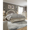  Size_California King -- Realyn B743B21 California King Upholstered Storage Bed IMAGE 7