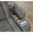  Manufacturer Color_Slate -- Next-Gen DuraPella 2200418 Power Reclining Loveseat with Console and Adjustable Headrest IMAGE 7
