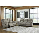  Motion Type_Reclining -- Signature Design by Ashley Next Gen Gaucho Reclining Leather Look Loveseat with Console IMAGE 7