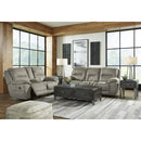  Motion Type_Reclining -- Signature Design by Ashley Next Gen Gaucho Reclining Leather Look Loveseat with Console IMAGE 8