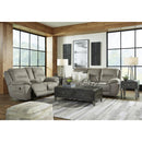  Motion Type_Reclining -- Signature Design by Ashley Next Gen Gaucho Reclining Leather Look Loveseat with Console IMAGE 9