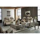  Manufacturer Color_Sand -- Signature Design by Ashley Next Gen DuraPella Power Leather Look Recliner IMAGE 14