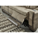  Manufacturer Color_Sand -- Signature Design by Ashley Next Gen DuraPella Power Reclining Leather Look Sofa IMAGE 7