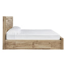  Size_Queen -- Hyanna B1050B6 Queen Panel Storage Bed with 1 Under Bed Storage Drawer IMAGE 3