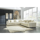  Manufacturer Color_Ivory -- Signature Design by Ashley Lindyn Fabric 5 pc Sectional IMAGE 3
