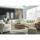  Manufacturer Color_Ivory -- Signature Design by Ashley Lindyn Fabric 5 pc Sectional IMAGE 6