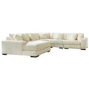  Manufacturer Color_Ivory -- Signature Design by Ashley Lindyn Fabric 5 pc Sectional IMAGE 1