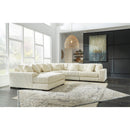  Manufacturer Color_Ivory -- Signature Design by Ashley Lindyn Fabric 5 pc Sectional IMAGE 3