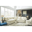  Manufacturer Color_Ivory -- Signature Design by Ashley Lindyn Fabric Ottoman IMAGE 5