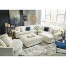  Manufacturer Color_Ivory -- Signature Design by Ashley Lindyn Fabric Ottoman IMAGE 6