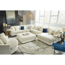  Manufacturer Color_Ivory -- Signature Design by Ashley Lindyn Fabric Ottoman IMAGE 7