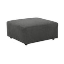  Manufacturer Color_Charcoal -- Signature Design by Ashley Edenfield Fabric Ottoman IMAGE 1