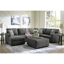  Manufacturer Color_Charcoal -- Signature Design by Ashley Edenfield Fabric 3 pc Sectional IMAGE 5