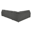  Manufacturer Color_Charcoal -- Signature Design by Ashley Edenfield Fabric 3 pc Sectional IMAGE 2