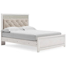  Size_Queen -- Signature Design by Ashley Altyra Upholstered Panel Bed IMAGE 1