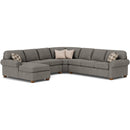 Flexsteel Thornton 5535 4 pc Sectional - Mushroom - Maison Elegance Furniture LLC