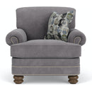 Flexsteel Bay Bridge 7791-10 Chair - Charcoal - Maison Elegance Furniture LLC