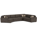 Flexsteel Collins 7107 4 pc Sectional - Ash - Maison Elegance Furniture LLC