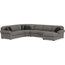 Flexsteel Randall 7100 4 pc Sectional - Ash - Maison Elegance Furniture LLC