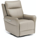 Flexsteel Spin 1504-52PH Swivel Power Recliner with Power Headrest and Lumbar - Maison Elegance Furniture LLC