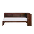  Homelegance Rowe B2013BCDC-1BC* Twin Bookcase Corner Platform Bed IMAGE 2