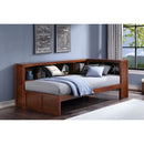  Homelegance Rowe B2013BCDC-1BC* Twin Bookcase Corner Platform Bed IMAGE 3