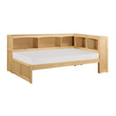  Homelegance Bartly B2043BC-1BC* Twin Bookcase Corner Platform Bed IMAGE 1