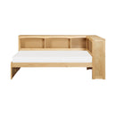  Homelegance Bartly B2043BC-1BC* Twin Bookcase Corner Platform Bed IMAGE 2
