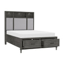  Size_Queen -- Wittenberry 1573-1* Queen Platform Bed IMAGE 3