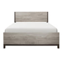  Color_Grey Size_California King -- Homelegance Zephyr Panel Bed IMAGE 1